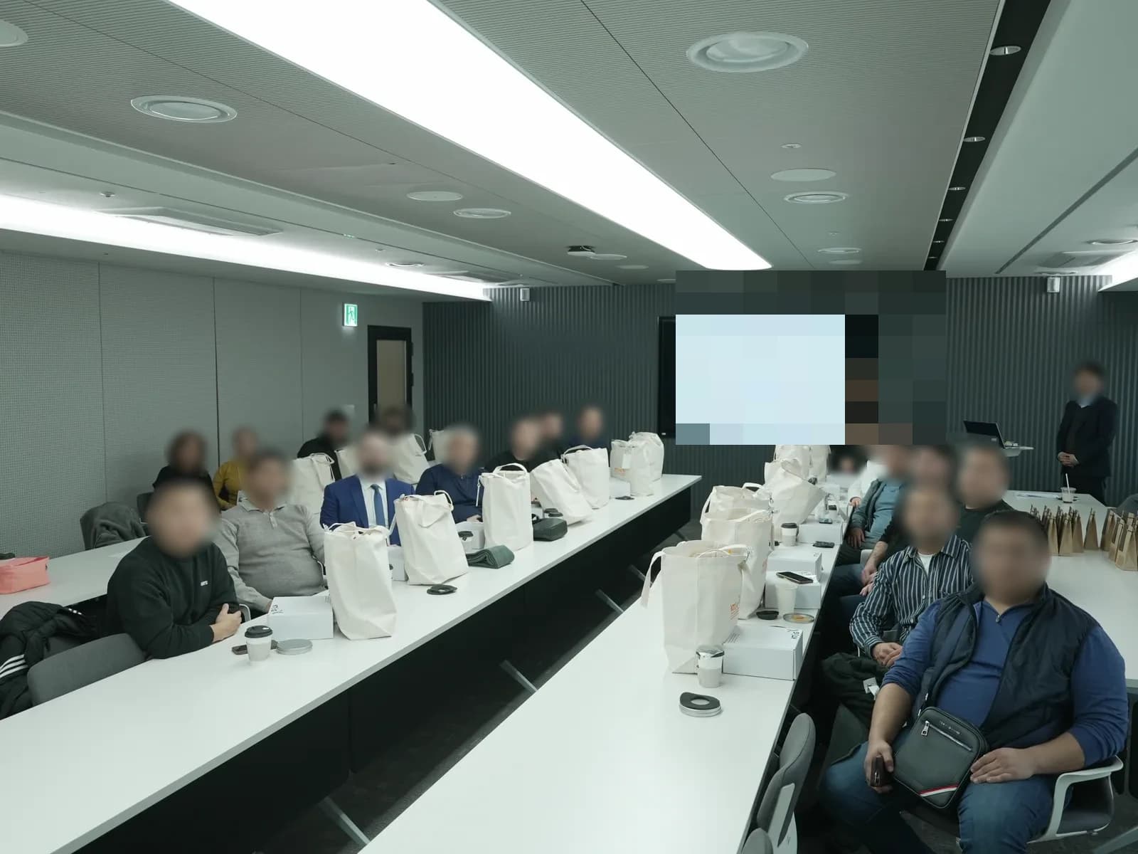 Central Asian partner group on a guided tour of headquarters facilities