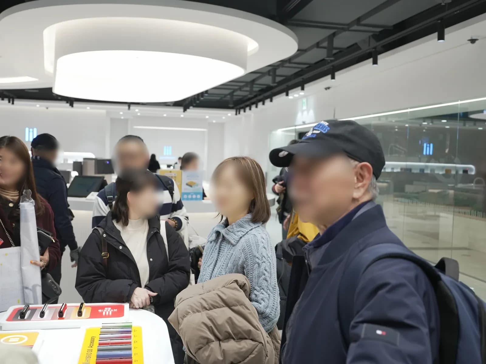 Partners on a guided tour of headquarters facilities