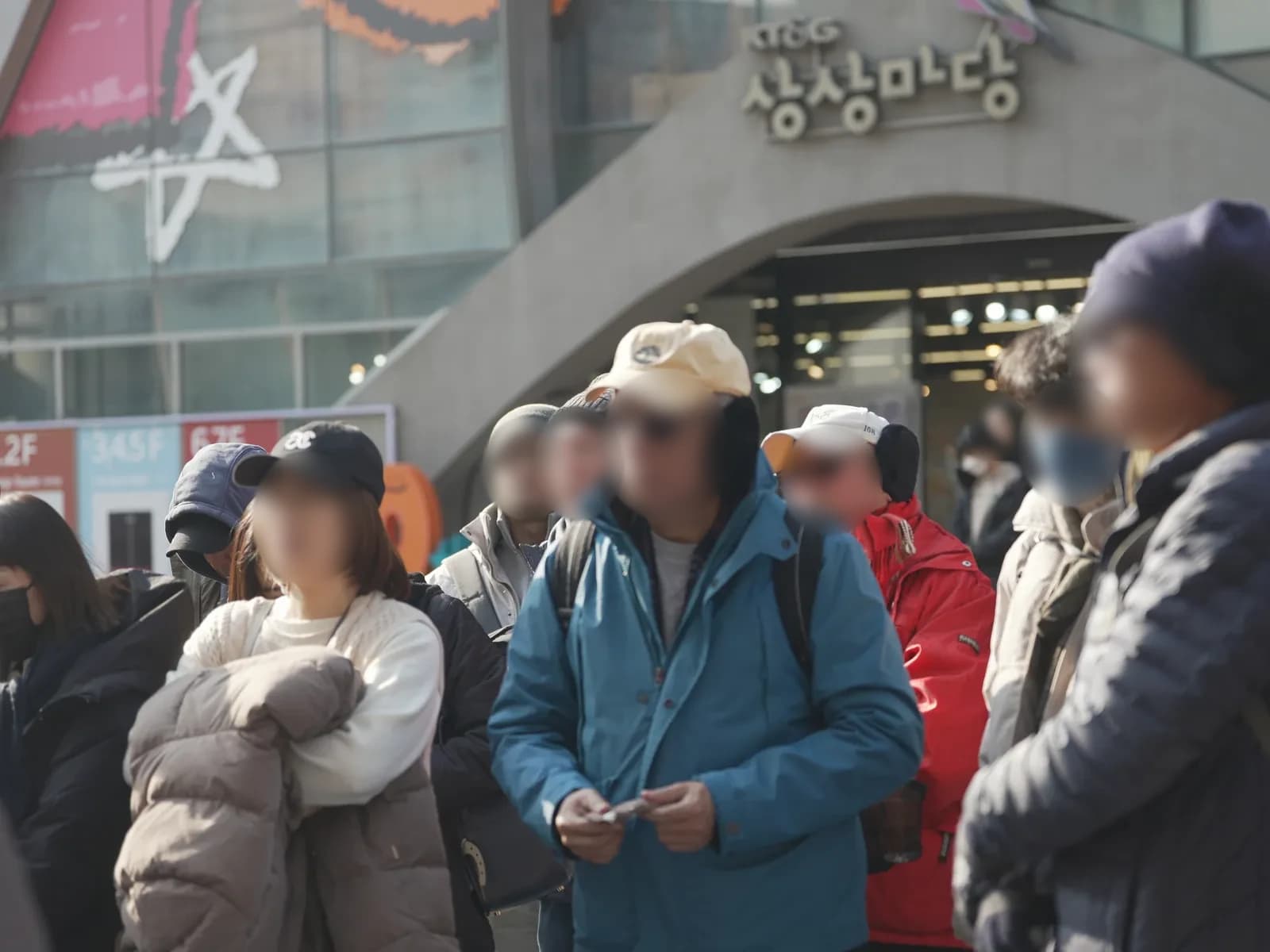 Global partners exploring an urban cultural complex in Hongdae